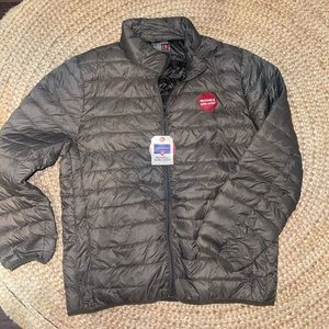 Saddlebred packable down jacket